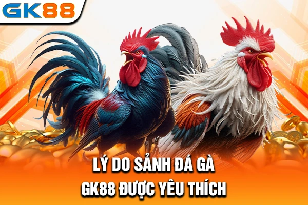 Lý do sảnh đá gà GK88 được yêu thích