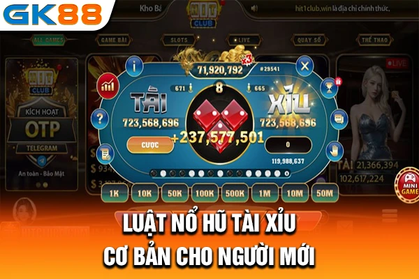 Cơ chế hũ tài xỉu cực hấp dẫn