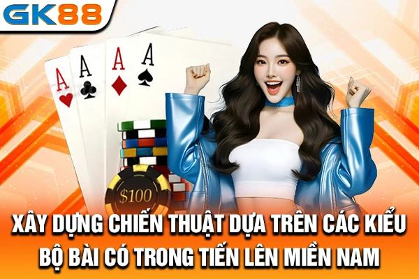 Xây dựng chiến thuật dựa trên các kiểu, bộ bài có trong tiến lên miền Nam